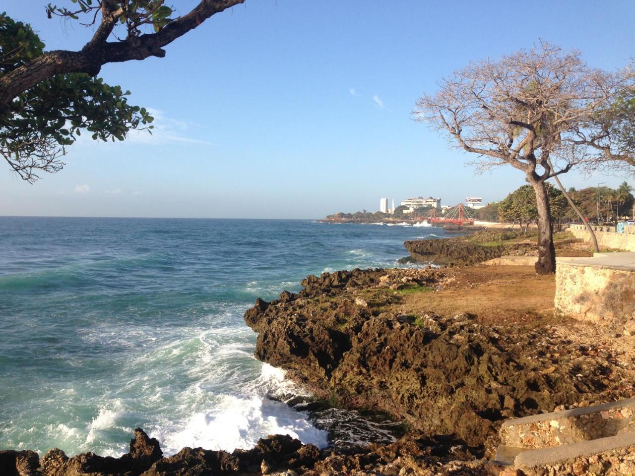 Caribbean Seaview Apart Malecon ซานโตโดมิงโก ภายนอก รูปภาพ